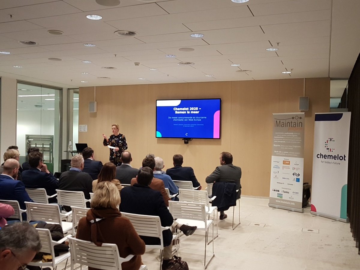 catelijneklaver's tweet photo. Het iMaintain platform en World Class Maintenance organiseren vandaag de tweede WCM regiolinqs! Zojuist van start gegaan bij @Chemelot @WorldClassMaint @_iMaintain_ https://t.co/t7kjhTM8hd