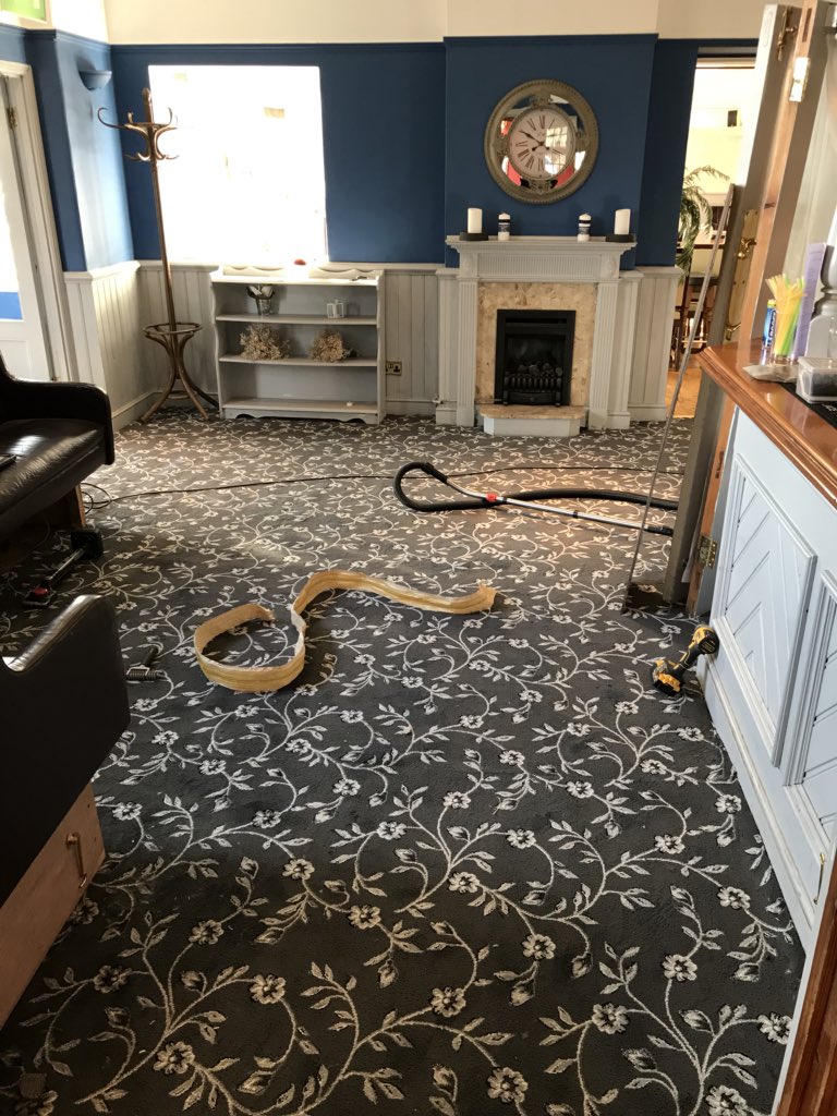 Property24Main's tweet image. New carpets being laid in The Herongate Suit @Half_wayHouse in Brentwood