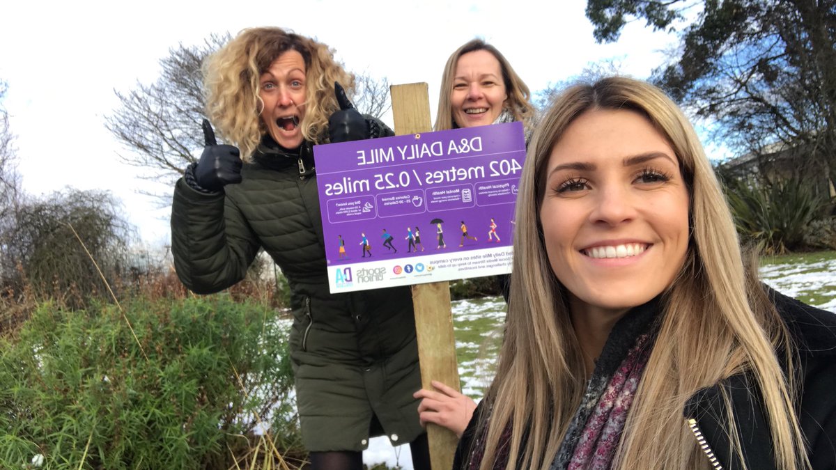 CMarsden26's tweet photo. Getting some fresh air, testing out the daily mile route at Kingsway Campus! #dag2g #morethanjustacollege #dawellbeing https://t.co/SMi4tPGTyD