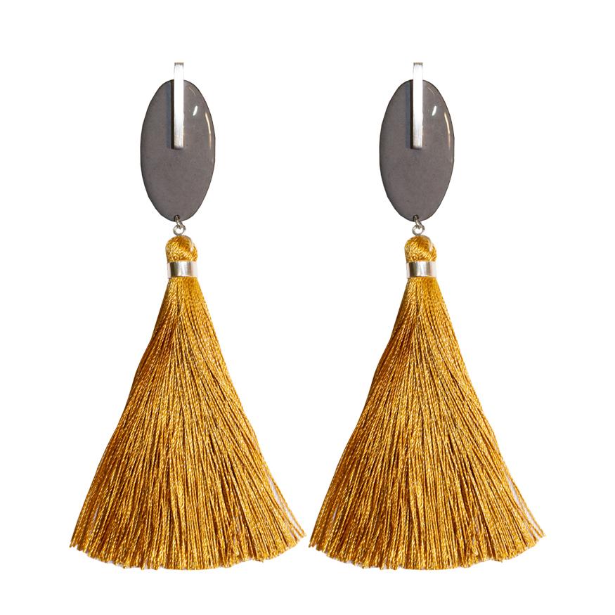 Looking for something lovely to give this Valentines? These on trend tassel earrings by <a href="/smithandgibb/">Rebecca E Smith</a> were inspired by her grandparents love letters: gsashop.co.uk/collections/je…