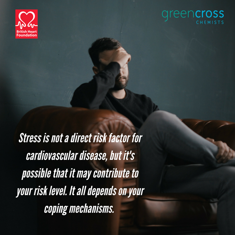 GreenCrossChem's tweet photo. Are you aware that #stress could contribute to the #risk of #heart #disease? Have a read of this article to understand more about it #sheffield #pharmacy #community #crosspool #ranmoor #oakbrook #bradway #greenhill #health British Heart Foundation https://t.co/ypkjNsTUbc https://t.co/JDqQEsonRf