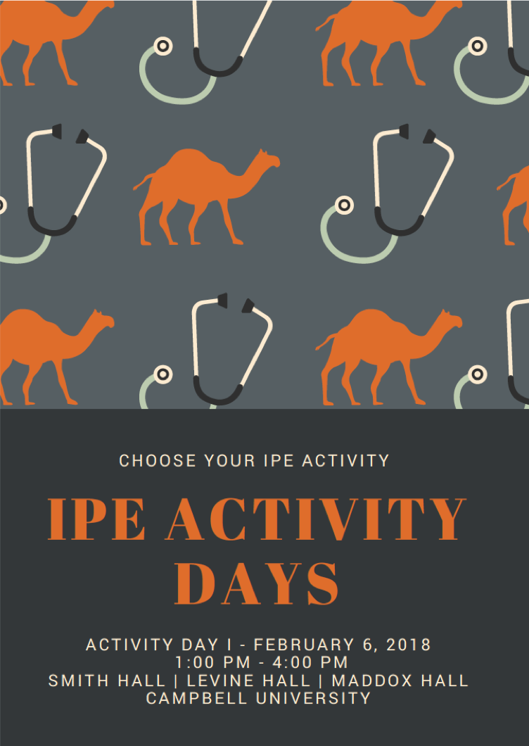 It's finally here! Activity Day is TODAY from 1 - 4!We're so excited for students to see what our faculty have planned.Each activity has been voluntarily planned by faculty members from CPHS and CUSOM. It's going to be a great time! #CUIPEActivityDays <a href="/CampbellCPHS/">Campbell CPHS</a> <a href="/campbell__med/">Campbell Medicine</a>