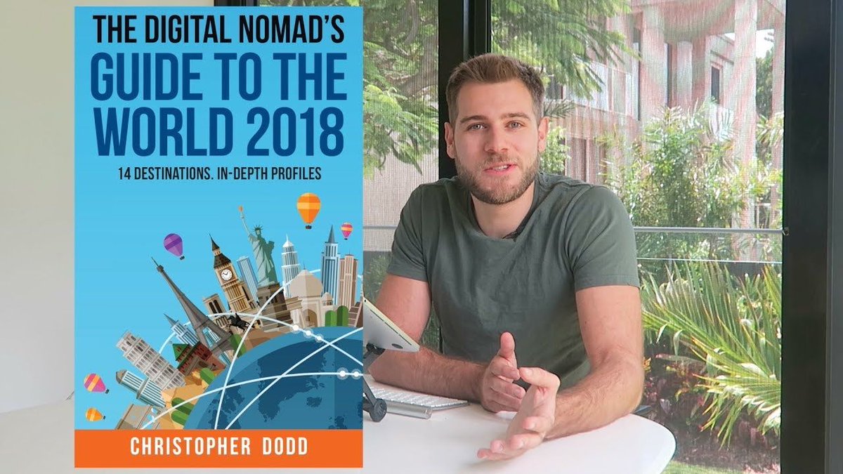 .<a href="/ChrisRDodd/">Christopher Dodd</a>'s insider info on great #digitalnomad work spots has helped me out on more than one occasion! He's just published 'The Digital Nomad's Guide to the World 2018". Love the overview video here: youtu.be/th8ZvzwJ-i4