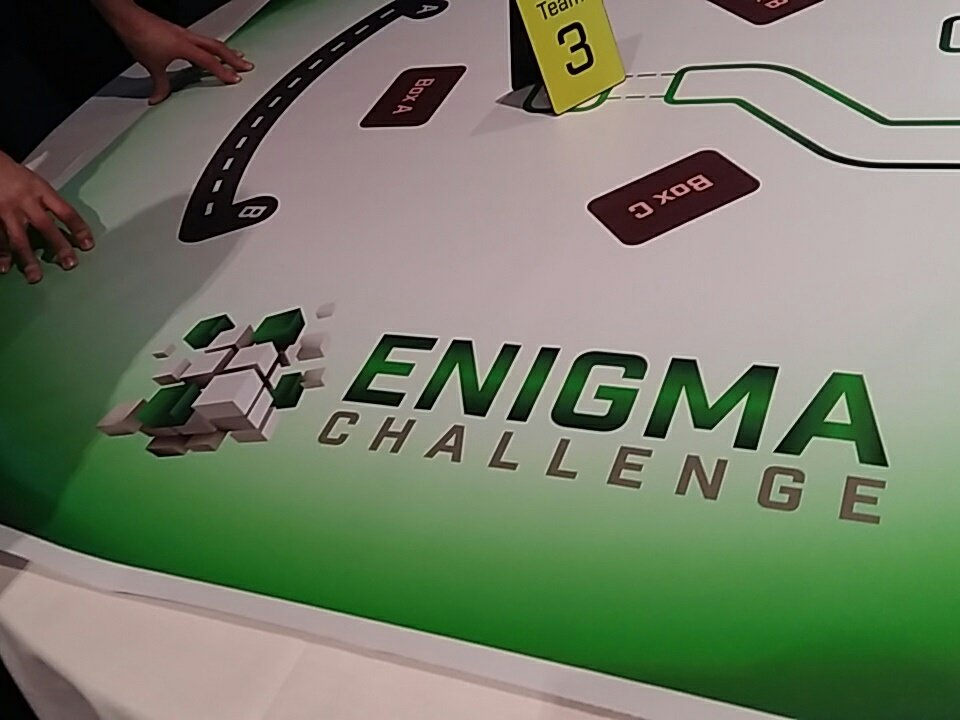 DBooth1987's tweet photo. The #RestoreGroup Enigma challenge is almost ready to get underway. Lots of confused looking faces at the moment. @RestoreStorage https://t.co/mOZ3iSkgbV