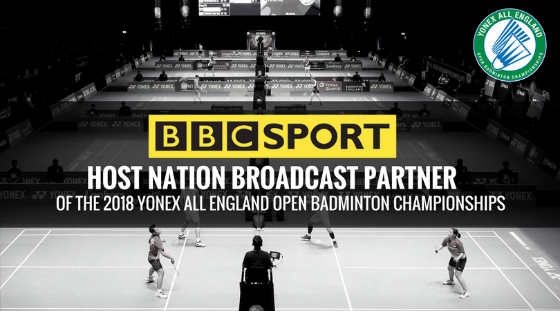 BadmintonEnglnd's tweet image. BREAKING NEWS | BBC to broadcast every day of the 2018 YONEX All England live from Arena Birmingham this March.  

It will be packed with all the action, emotion and drama fans demand!
Read more: bit.ly/2BdVYyn