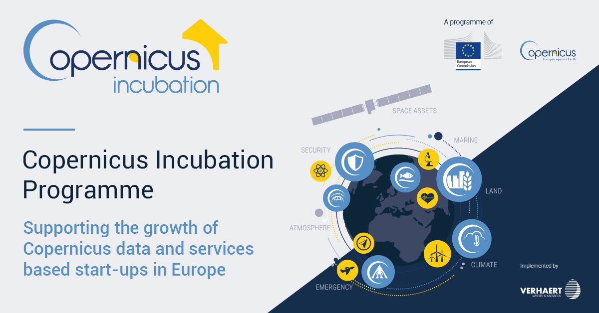 Are you interested in an equity free #funding of €50,000 for your #startup? Check out the Copernicus Incubation programme, an initiative of European Commision <a href="/EU_Commission/">European Commission</a> <a href="/CopernicusIncub/">Copernicus Incubation 🇪🇺🛰️</a> copernicus-incubation.eu