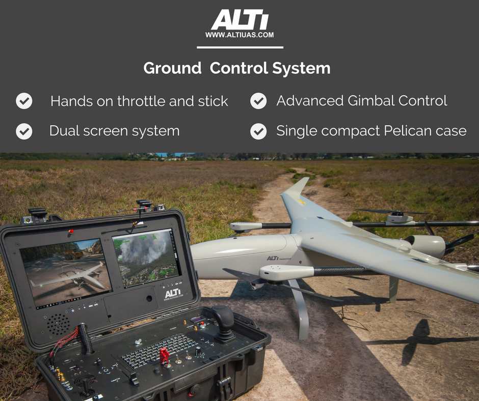 altiuas's tweet photo. Advanced Ground Control System offers everything from short range basic control to long range, vehicle mounted data telemetry, control, video links, payload control systems, tracking, as well as IP rated weatherproof hardware and flight cases.#UAV #altiuas #uav #drone #vtol https://t.co/F1x9I9SIZt