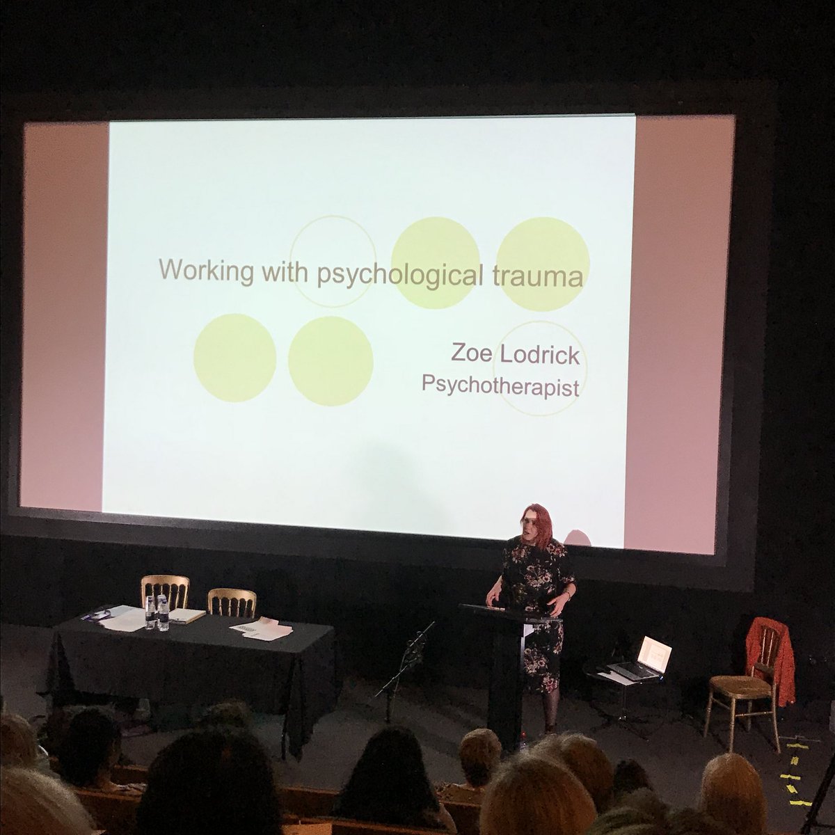 Synergy_RCC's tweet photo. Dispelling the myths surrounding responses to sexual violence at #CARAconference with Zoe Lodrick https://t.co/n43ZqIJuc7