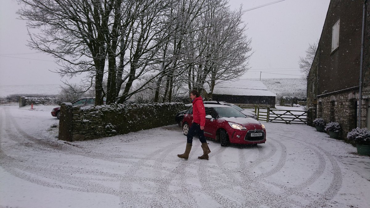 BRAMWELLinter's tweet photo. Snowy morning at the office https://t.co/2IIheUaRaW