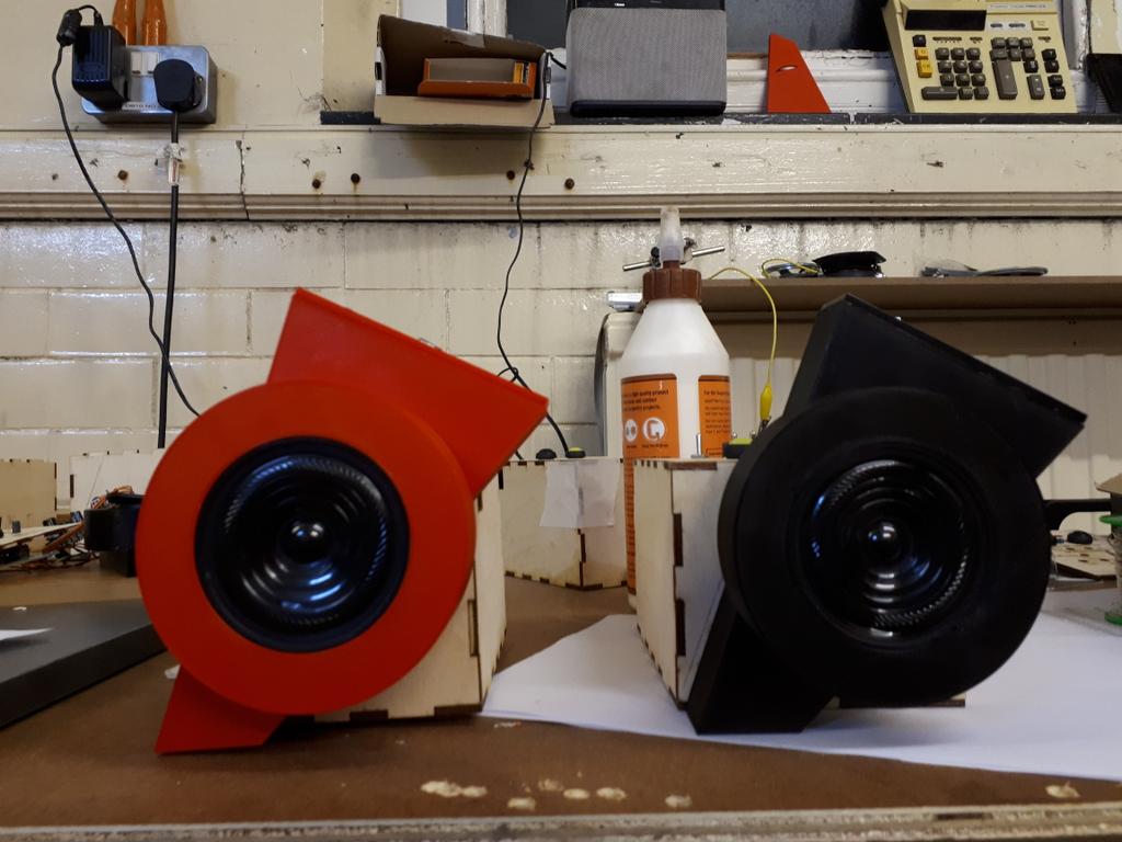 OrchestraNoise's tweet photo. Assembly stage now for the Noise Machines at our @artistsrogue studio for @SPECTRAaberdeen festival @curatedplace @PMStudioUK @eagle_labs_sal https://t.co/UwCYHDAdOI