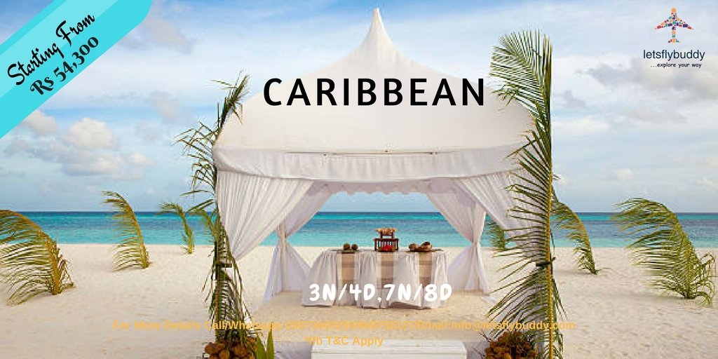 letsflybuddy's tweet photo. #letsflybuddy #Caribbean #travelpackage. Starting from Rs 54,300-3N/4D, 7N/8D. #FlyInStyle #MakeTravelHappen #traveltips #familyvacation #Adventure #grouptravel #allinclusivevacations #IncredibleIndia #travelindia #indiatravelseekers #Kolkata #travel #trip #globetrotter https://t.co/UGXW4a7n0F