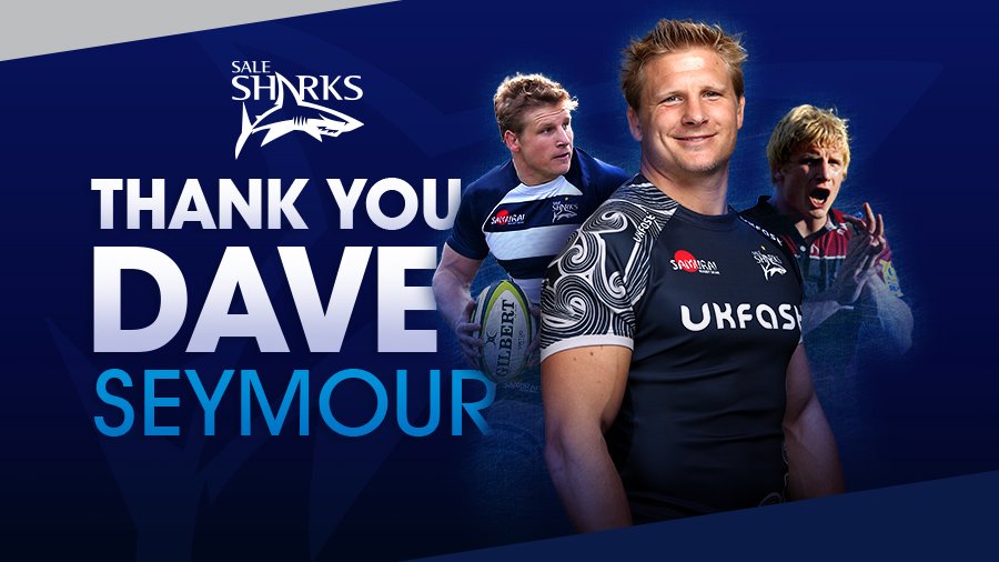 SaleSharksRugby's tweet photo. David Seymour calls time on his Sale Sharks career - Read what he had to say here 👉 https://t.co/zzS5cOwbOH 

Leave your comments for a Sharks Legend below!👇 

#SharksFamily 🦈 https://t.co/Wilbw2QWKf
