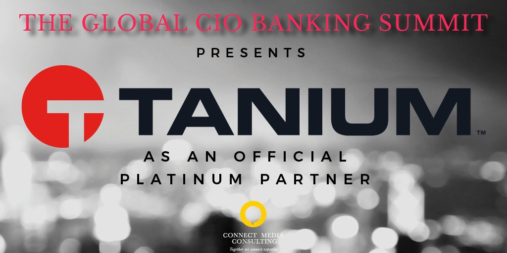 Tanium's tweet image. If every endpoint on the network is known, patched and secure, the chance of being breached is significantly lower. Join @Tanium tomorrow at the Global CIO Banking Summit at 9:35am for a session on ‘Security Best Practice’ #GCIOB globalciobanking.com/about.htm
