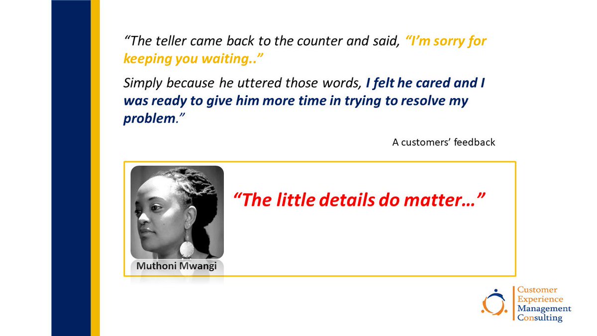 CXMConsulting's tweet photo. Use of empathy words communicate to a customer that you care, that the engagement transcends the boundary of ‘just a transaction’… https://t.co/WnvdXXLykn