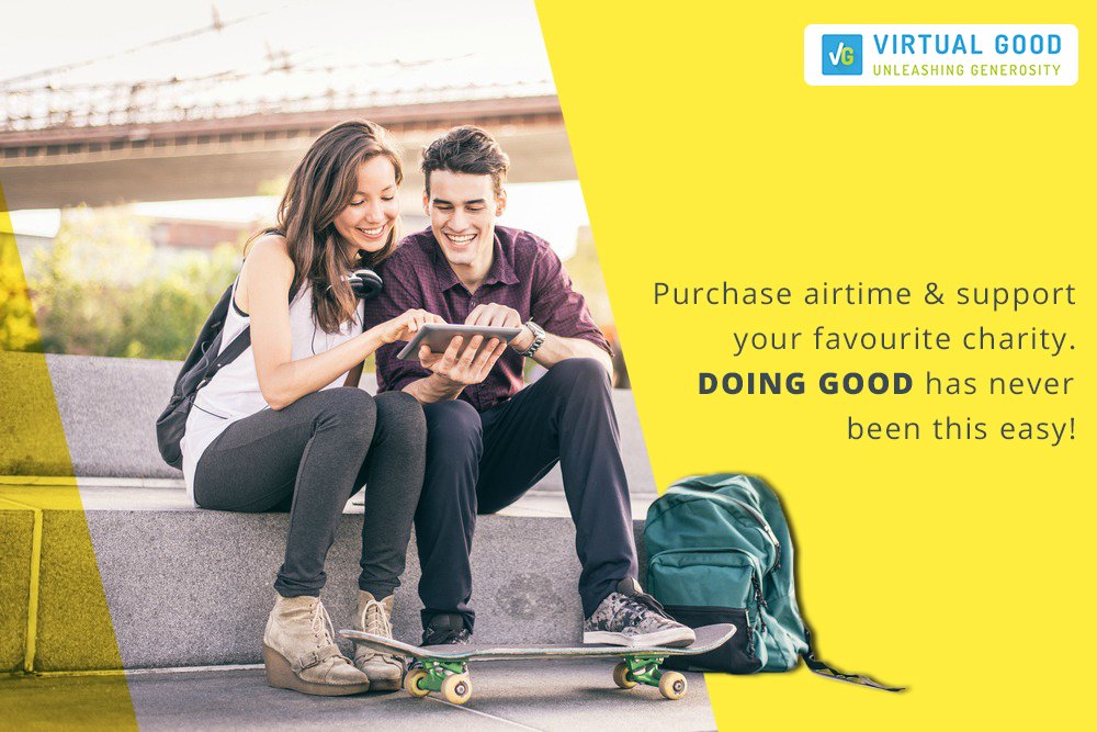 virtualgoodZA's tweet photo. Not only is #VirtualGood a great way to give back, it also rewards you for your efforts in encouraging your friends to become social #entrepreneurs. With each purchase your friend makes through the us, you earn credits. These can be redeemed whenever you next make a purchase. https://t.co/2VPPomvzXM