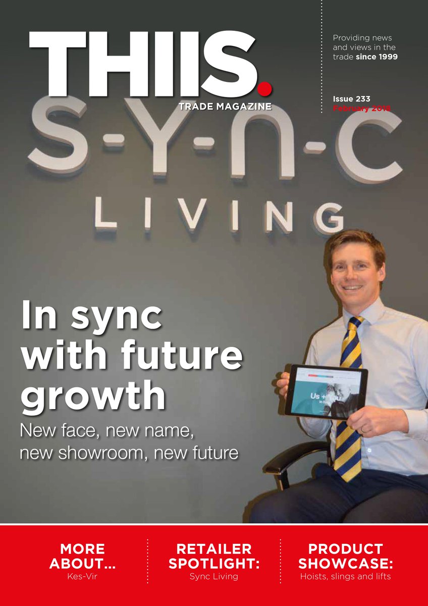 wwwthiiscouk's tweet image. A new face, new name, new showroom and a new future for @SyncLiving. Find out from Mark Spottiswoode about the company formerly known as Disability Needs' rebranding, two decades of success and what the future holds in our February issue today bit.ly/2EGul0w