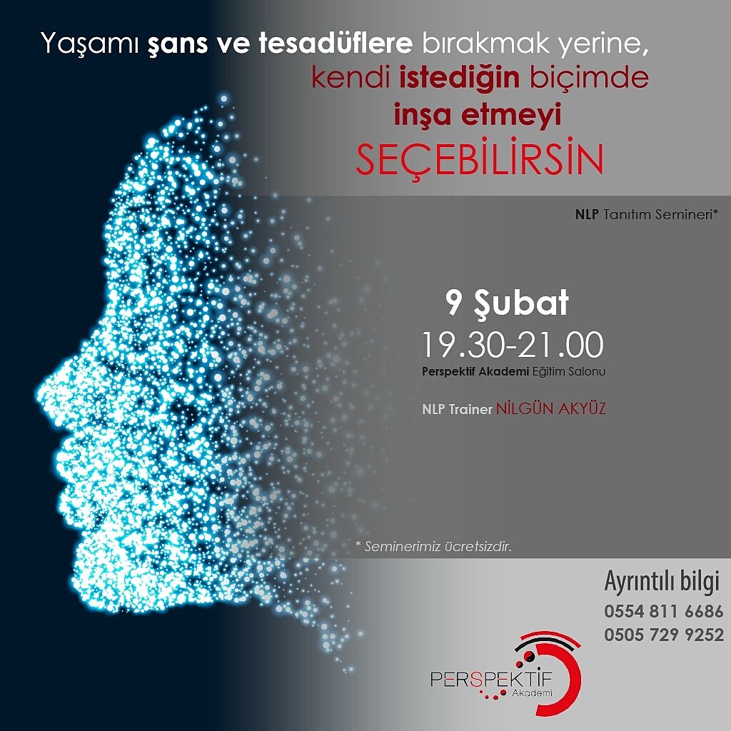 PerspektifA's tweet photo. Son 4 gün...⌚
Not: Katılım kontenjan ile sınırlıdır.
#nlp #perspektifakademi
#nlpantalya #kisiselgelisim
#antalyaegitim https://t.co/SLcHV9SHau
