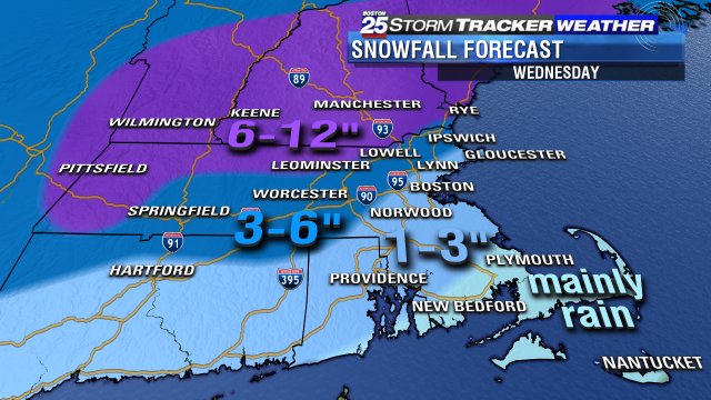 Here's what's coming tomorrow.  Turn on <a href="/boston25/">Boston 25 News</a> for my timeline of rain, snow, and ice through 10 AM! #mawx #nhwx