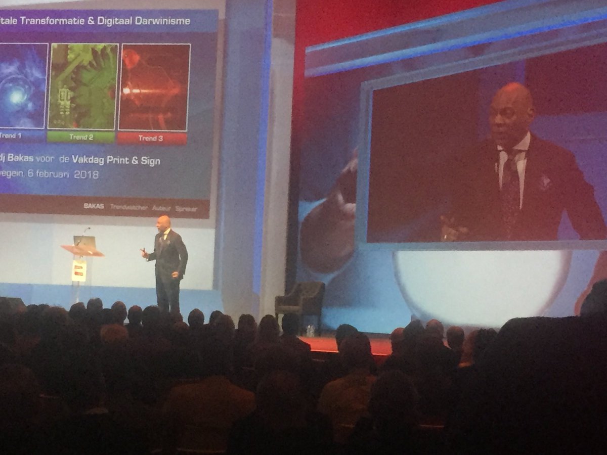 De eerste keynote: Adjiedj Bakas!