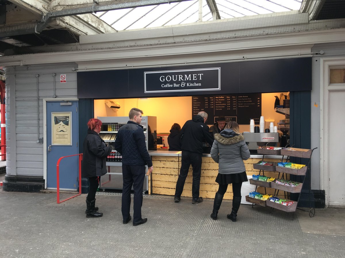 We're now OPEN at Stockport Platform 3/4! Pop by and say hello @StockportMBC @VirginTrains @stockportnews