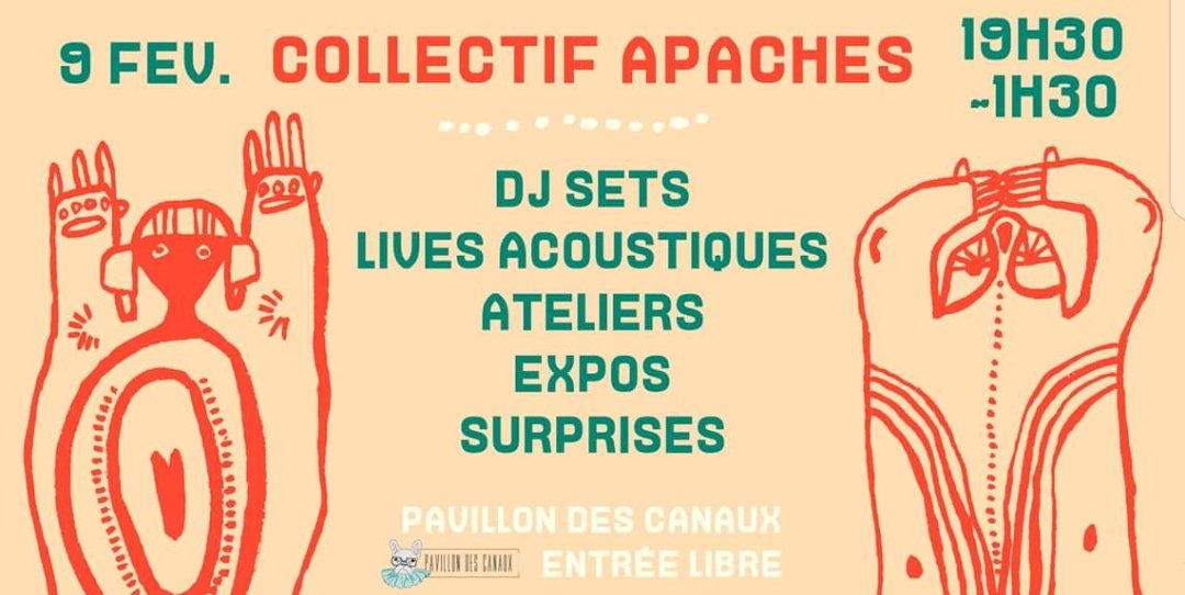 apachesmusique's tweet photo. On ambiance le @PavillonCanaux  vendredi !! #icicestparis #apachespartout https://t.co/UF83uqpAGG