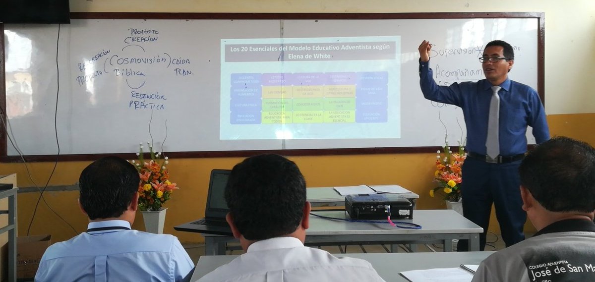 dvallejosh's tweet photo. En la capacitación UPN - ANOP Se propone la creación de un foro para implementar la ideas innovadoras pedagógicas para el Proyecto Educativo Nacional Adventista #PROENA @EAsudamerica @edgardlluz https://t.co/nkhZdD5bsw