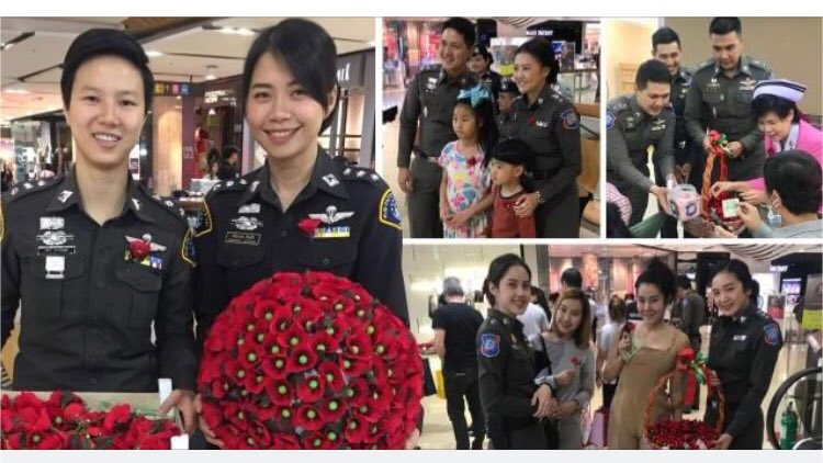 CSD_Oficialthai's tweet photo. #ช่วยเพื่อนทหารผ่านศึก 

ตำรวจกองปราบปราม และแบรนด์แอมบาสเดอร์ ตำรวจท่องเที่ยว ลงพื้นที่ขายดอกป๊อบปี้ ช่วยทหารผ่านศึก  กิจกรรมดีดี เพื่อทหาร และครอบครัว 

'อยากให้ป๊อปปี้ ขายดีเหมือนก��หลาบ' กองปราบ - ท่องเที่ยว ช่วยทหารผ่านศึก

อ่านข่าวต่อได้ที่: https://t.co/Ye5uGmOXBG https://t.co/bjkG0KBrQc