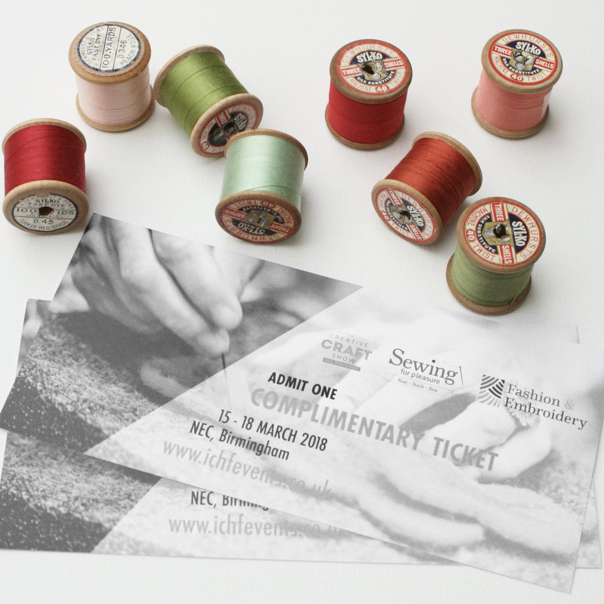 AnnsOrchard's tweet photo. Drop me a line by Saturday 10th February if you would like the chance to win a needlework kit and a pair of tickets to Sewing for Pleasure at NEC Birmingham 15th to 18th March 2018 https://t.co/zJquEFKcfA