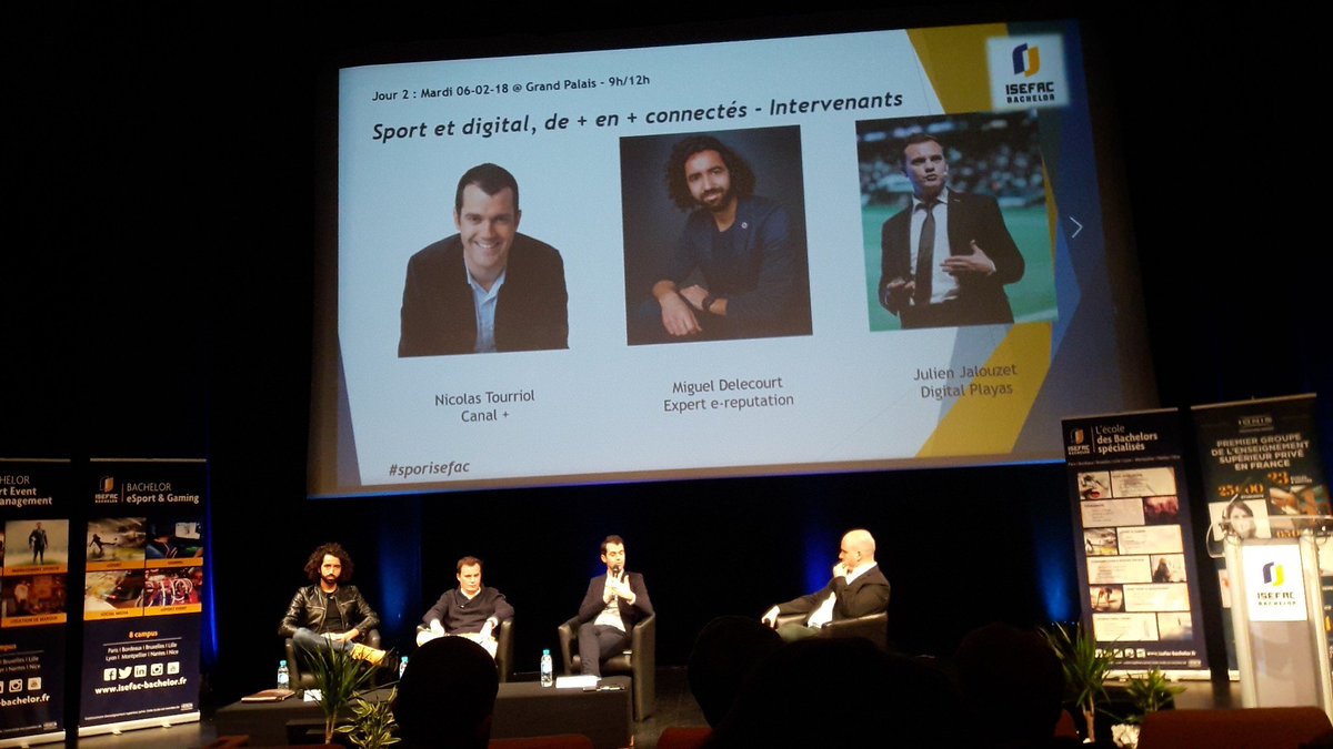 clemcourtin's tweet photo. Sport et Digital au programmme de cette matinée à #sporisefac @ISEFACBachelor https://t.co/2hIo3g1Ck8
