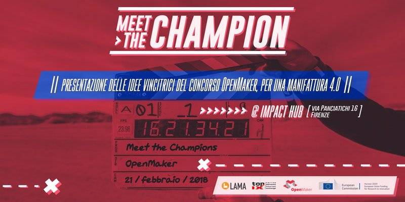 openmaker's tweet photo. Are you part of or would like to get involved in the #MakerMovement in Italy? Don't miss out on this opportunity and join our #MeetTheChampions event at @HUBFirenze on Feb 21st! >> https://t.co/hg4kFhOTuX https://t.co/KW5alQBSON