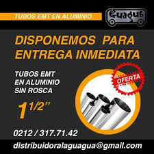 Disponibles tuberías de 1/2" estamos para servirle en su requerimiento.