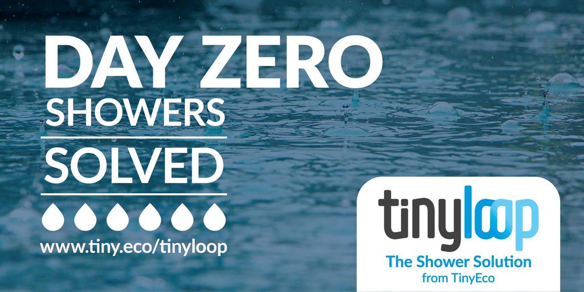 TinyLoopSA's tweet photo. Shower for as long as you want during #DayZero and beat the #WaterCrisis https://t.co/BtEIdAtTAN https://t.co/6zURfBMuEL