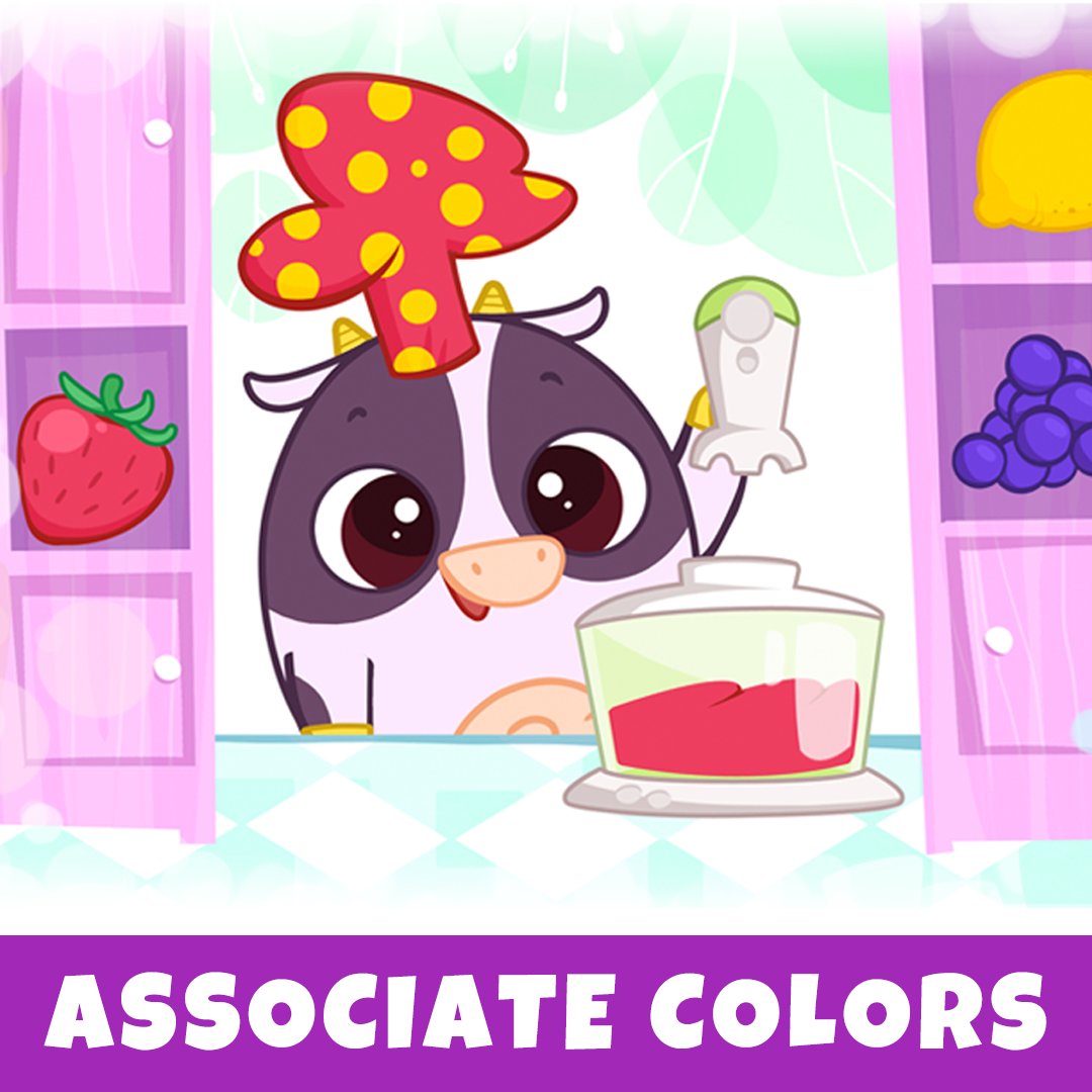 Let's play together! Learn shapes, associate colors, solve puzzles