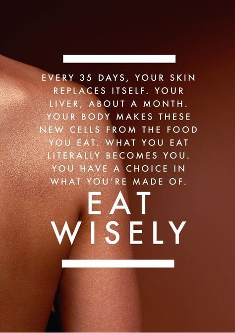 eat wisely - you are what you eat. Motivational quotes on health, fitness