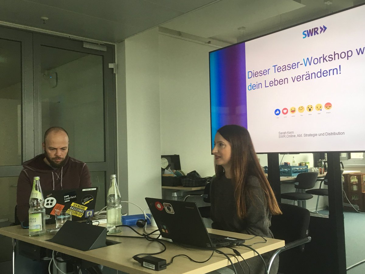Teaserworkshop im #swrok18! Change your life 😉