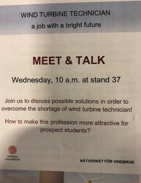 GreenPowerSw's tweet image. Välkommen och höra om utsikterna för toppjobbet #vindkrafttekniker! Onsdag 7 februari kl. 10 på #WinterWind2018 @WinterWindEvent.