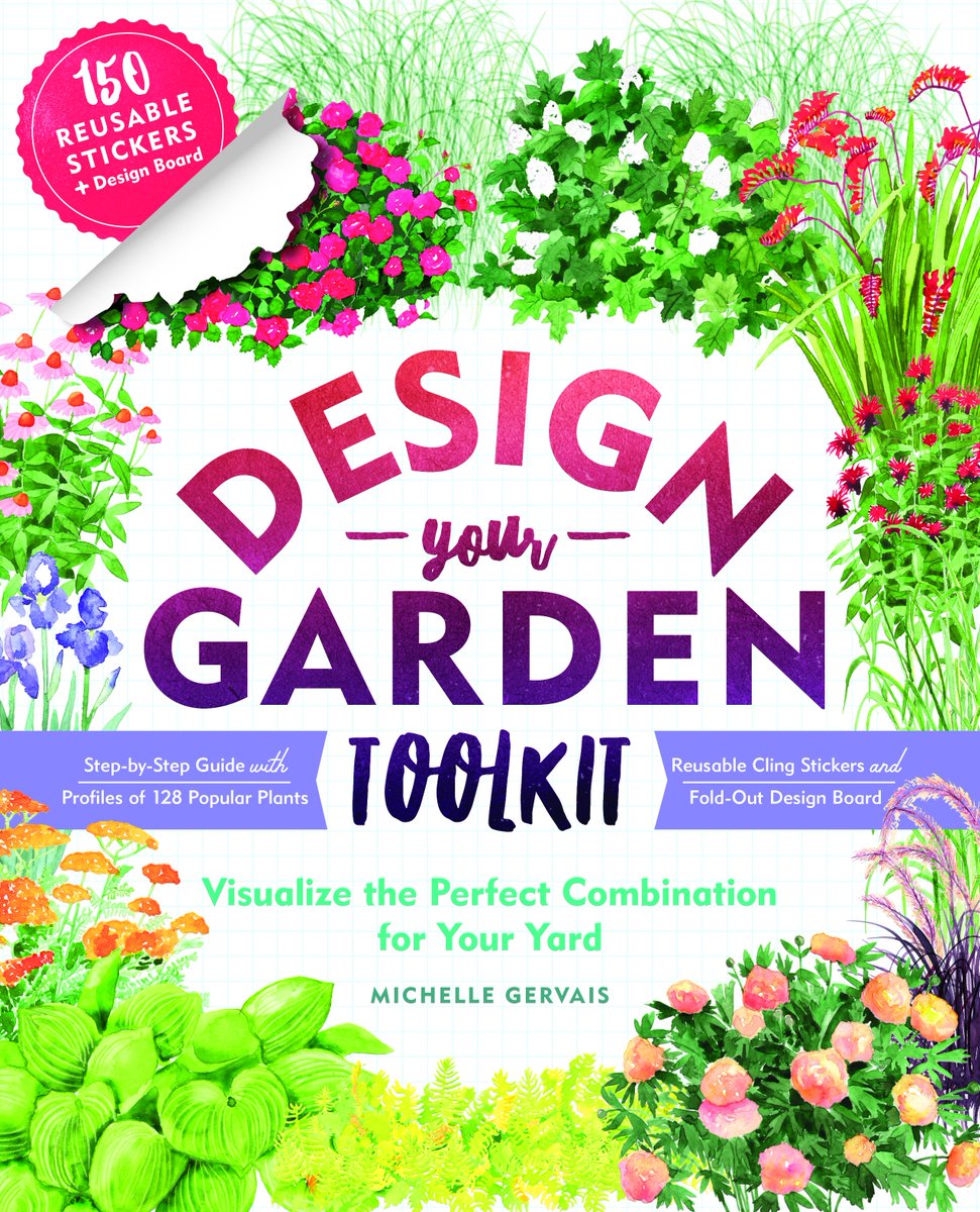 My #newbook 'Design-Your-Garden Toolkit' arrives in stores on March 6! So Excited! Pre-order now if you can't wait: bit.ly/GardenDesignTo… #gardendesign #plantcombos #GardenyGoodness #gardening #stickerbook #DesignYourGardenToolkit
