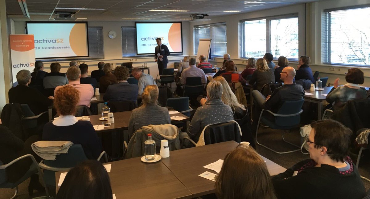 Vanmiddag namens @ActivaSz de aftrap mogen verzorgen van een kennissessie voor bijna 50 OR vertegenwoordigers samen <a href="/Ktr_Mr_van_Zijl/">Kantoor Mr. van Zijl</a> en @PieterOverlegt Thema’s #erd #zw #arbeidsrecht #werknemer #verzuim
