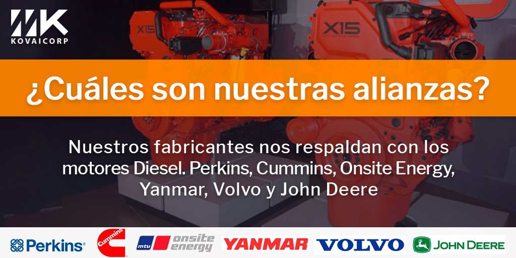 KoviaCorp's tweet photo. Tenemos a los mejores profesionales en #PlantasEléctricas nos apoyan en todo ¡#KovaiCorp es tu mejor #Aliado! #Venezuela #IndustriaEléctrica #Kovai #MarcasImportantes #Energía #AutogeneraciónDeEnergía #Empresa #Clientes https://t.co/I6zZIbFuI9