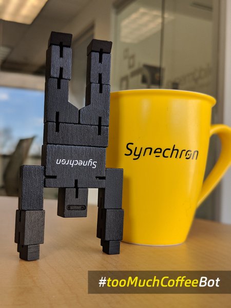 Synechron's tweet photo. Team #Digital's #Synebot and his different moods. #Cubebot #Synebots #Cubebots #TeamBlack #SynechronDigital #TeamWork #SyneFun #SyneLife #LifeAtSynechron #IamSynechron #OneSynechron https://t.co/q0AxONjOuP