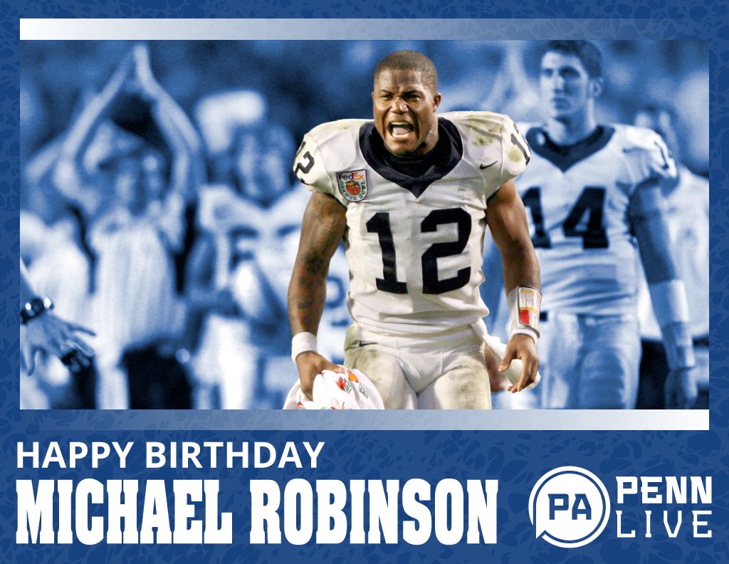 Happy Birthday to former Penn State do-it-all quarterback Michael Robinson ( 