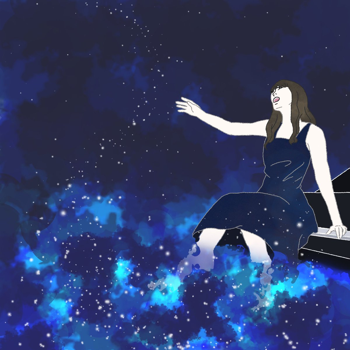 夏 در توییتر 夜半のエメさん エメ エメさん Aimer Aimerさん 夜 星空 星 ライブ イラスト 絵描きさんと繋がりたい アートワーク Illustration Artwork 夜空 Aimer