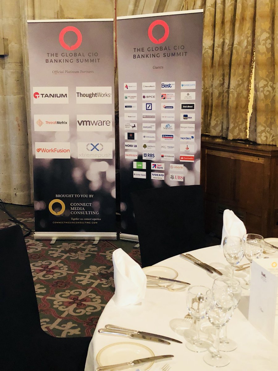 SineadMootyTM's tweet image. @ThreatMetrix are platinum sponsors today at the Global CIO Banking Summit. 1 hour till our session ‘Uncovering Digital Identity Live with Lloyd’s Banking Group’ #GCIOB