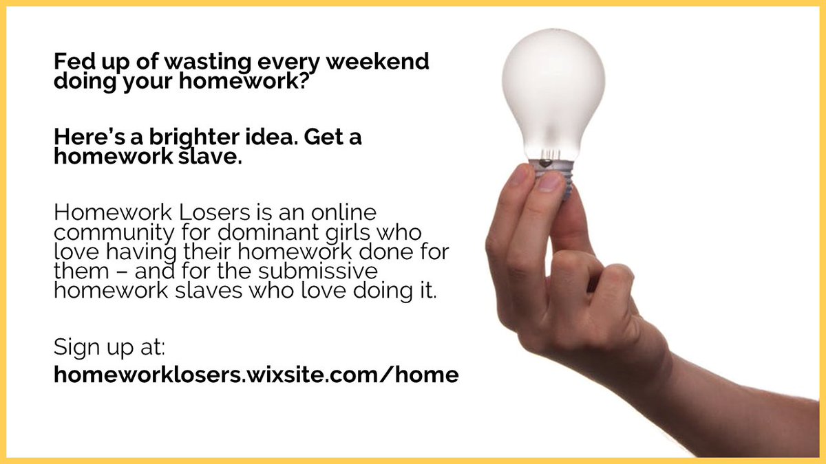 Homework Losers tweet media