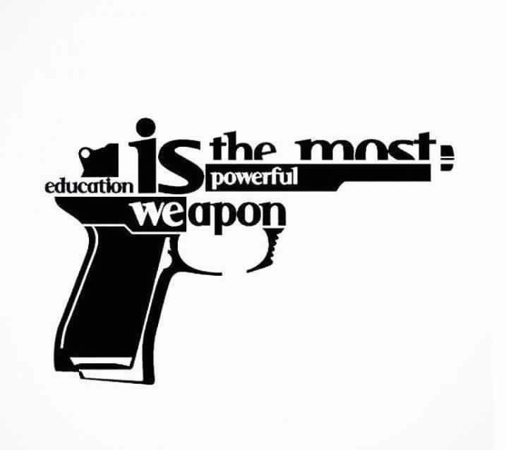 Shmuhanna's tweet photo. "Education is the most powerful weapon which you can use to change the world" #CBAuploading #Vision2030 https://t.co/KmfGyboaUJ