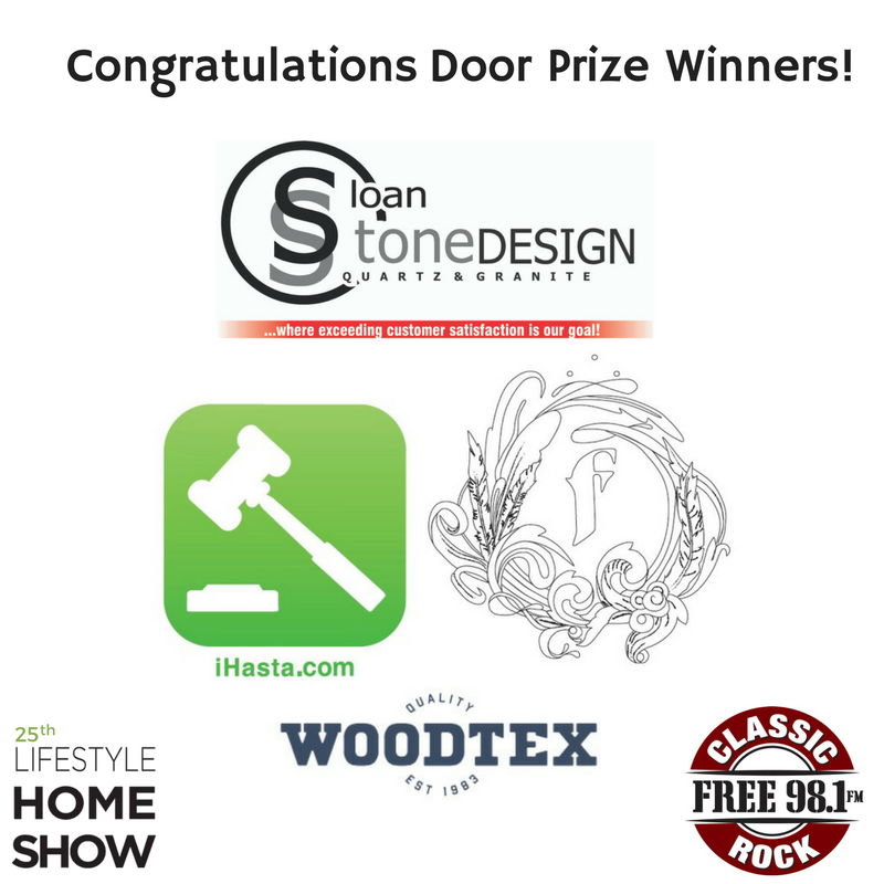 londonhomeshow's tweet photo. Congratulations to the following winners of our fabulous Door Prizes!
✨Stephanie C., Kent R., Charlene M., Kim C.✨ Thank you to all of our prize sponsors and to @free981 for their support of this contest! #LSHS18 Winners will be contacted to arrange prize pick up. https://t.co/lUcBIxe9IC