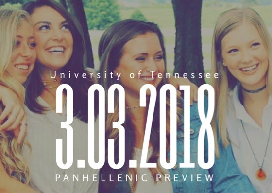UTKPanhellenic's tweet image. Come learn what sorority life at UT is all about. Service, scholarship, sisterhood and so much more! Link in bio.