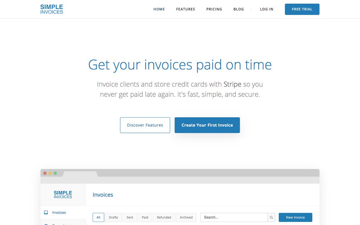 mubashariqbal's tweet photo. Cool #SideProject by @laurentmtl: "Simple Invoices: Get your invoices paid on time" https://t.co/IE4Ol6AKfL #SideProjectShare https://t.co/xQ2HLkkoun