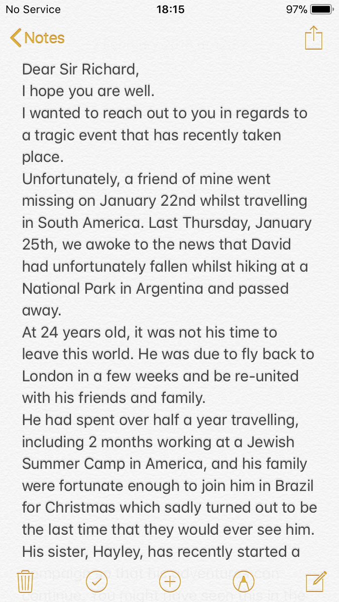 robnh27's tweet photo. An open letter to @richardbranson to help us all remember an incredible friend #MinnMakesHisWay @VirginAtlantic @virgingalactic @virginmedia @VirginMediaCorp @VirginRed @VirginAmerica @VirginCare @VirginHolidays https://t.co/wmPDANRkt3