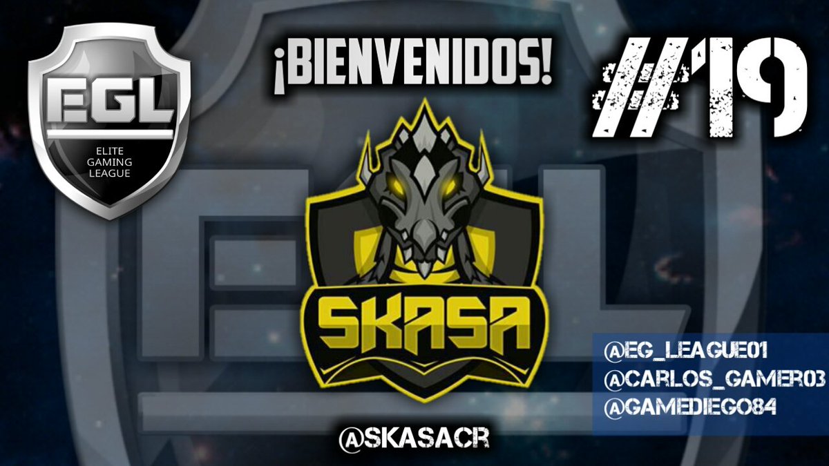 Diecinueve equipo inscrito! Desde España 🇪🇸 vienen a destrozar a los rivales ellos son: @skasacr #FeedTheDragon